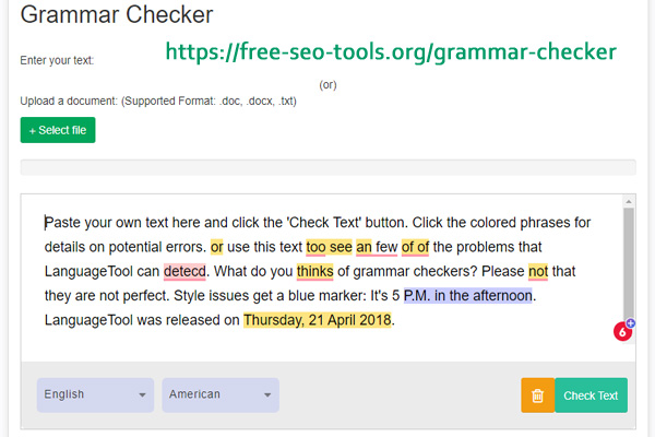 Grammar Checker Free Tool